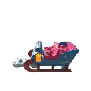 Fisher-Price Little People Disney Frozen Kristoff Sleigh Light Up Blue Pink Toy